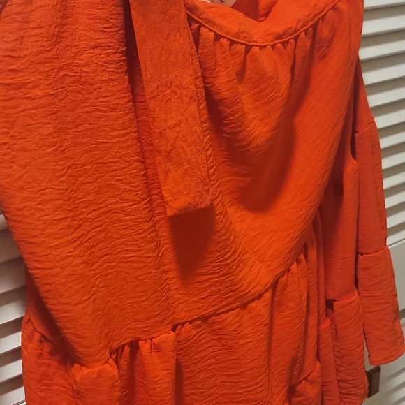 Vibrant Orange Dress - Picture 1 of 1